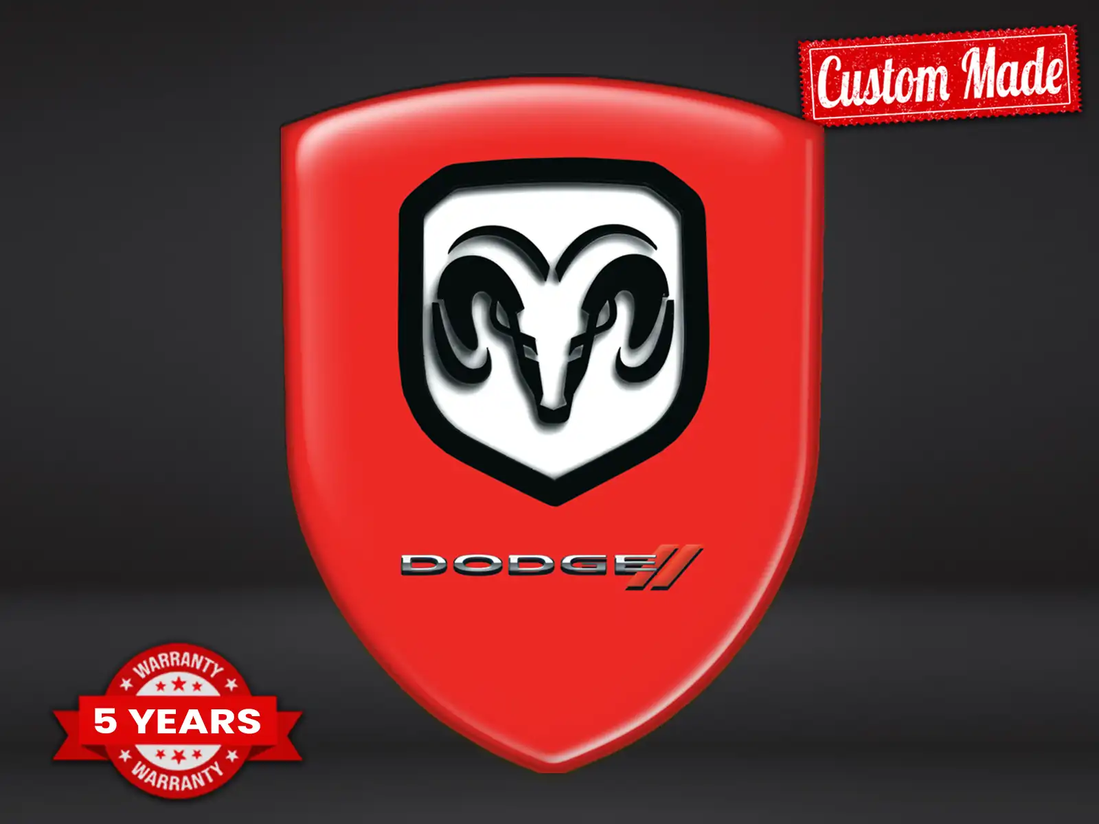 Dodge Loghi Silicone Auto Resistenti Limitati Alta Qualità